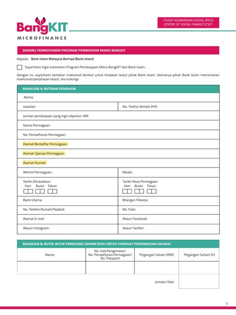 Bangkit Application Status.